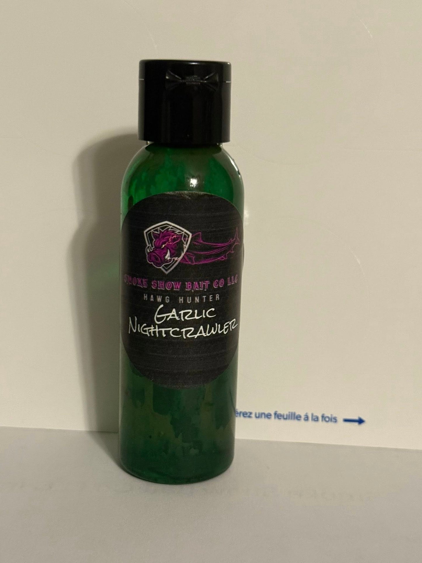 Garlic Nightcrawler scent bait soak.