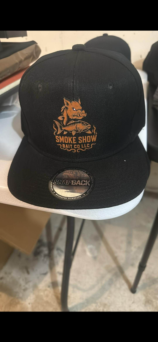 Black and gold snapback