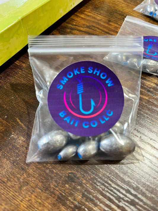 Egg Sinkers Assorted Sizes 7ct